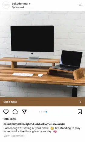 Instagram Photo Ad Example