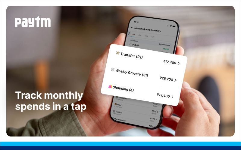 Track Your Monthly Expenses with Paytm’s Spend Summary