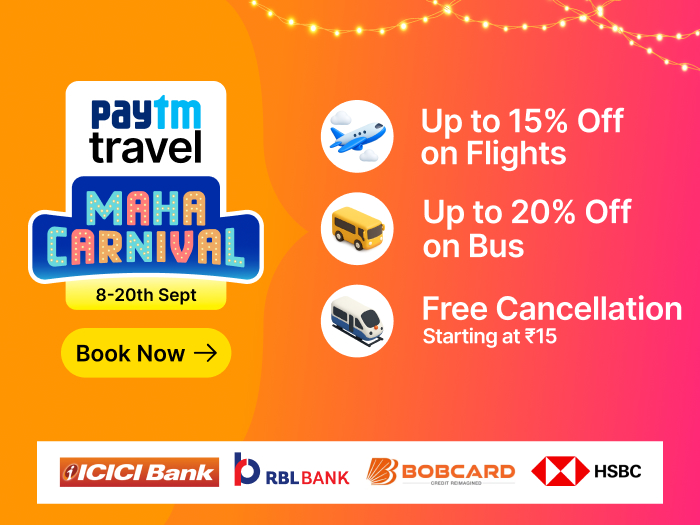 Paytm Travel Maha Carnival is LIVE: Grab Travel Deals on Flights & Buses